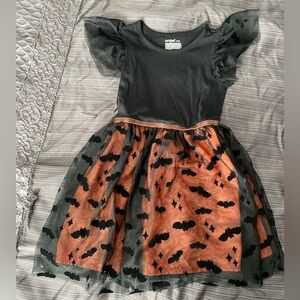 Cat & Jack Black and Orange Dress